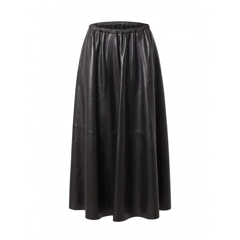 Alberta Ferretti Leather Skirt