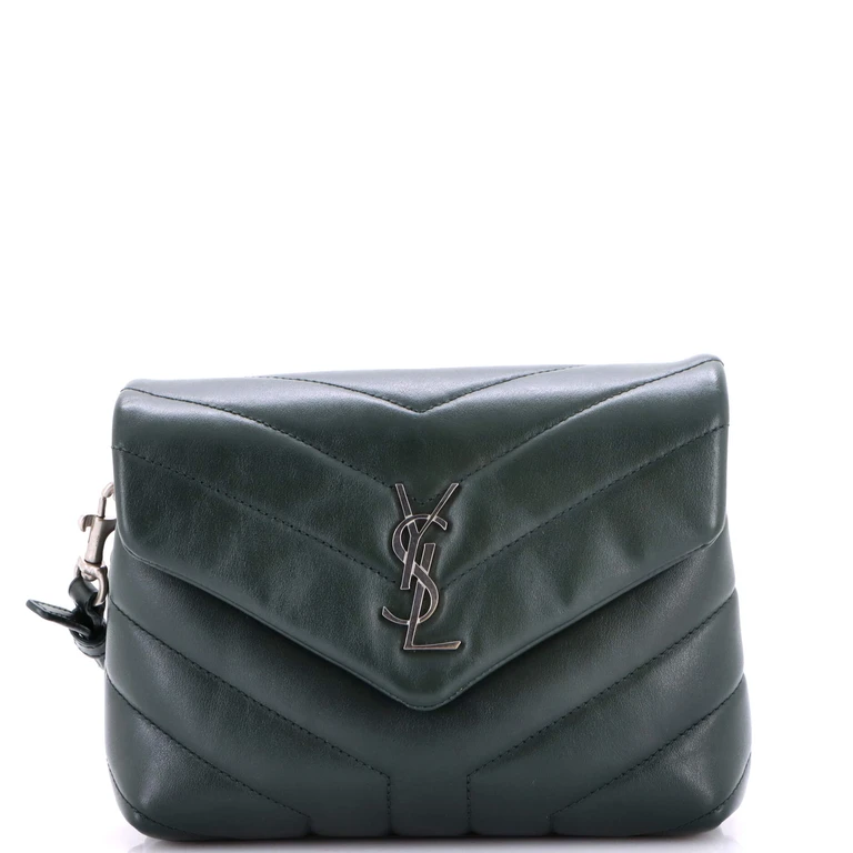 Loulou Shoulder Bag Matelasse Chevron Leather Toy