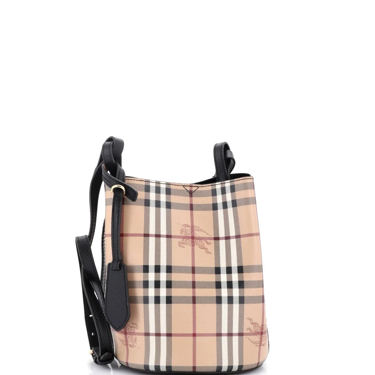 Lorne Bucket Bag Haymarket Coated Canvas Small