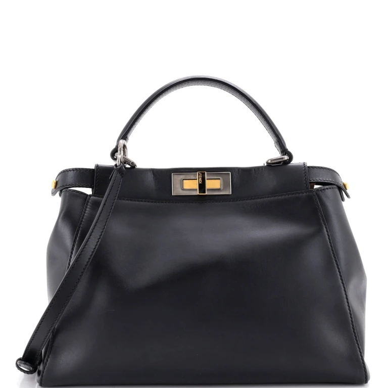 Peekaboo Bag Rigid Leather Regular