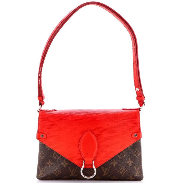 Saint Michel Handbag Monogram Canvas and Epi Leather