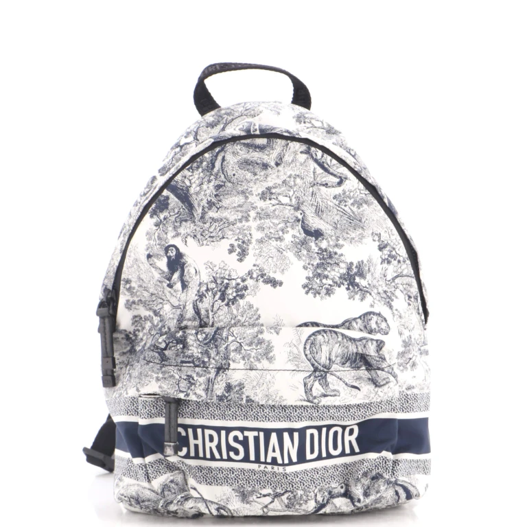 Toile De Jouy Travel Backpack Technical Fabric Small