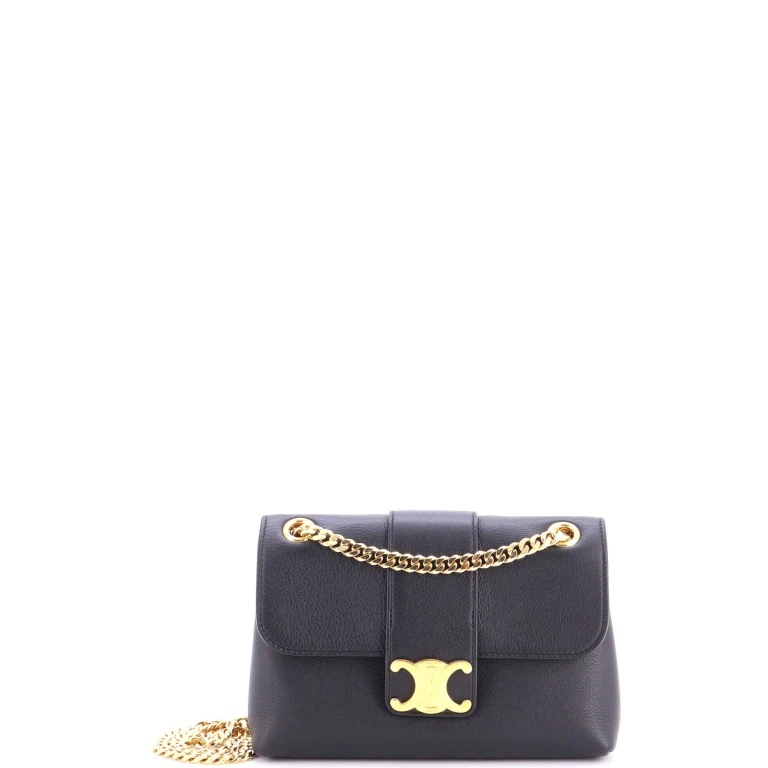 Victoire Flap Shoulder Bag Leather Teen