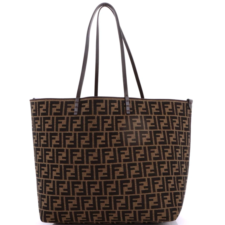 Reversible Roll Tote Pequin and Zucca Canvas Medium