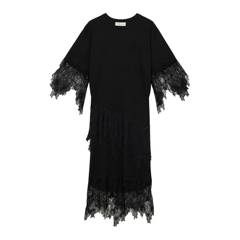 Blumarine Robe Au Genou - Noir (RF6092J161022222)