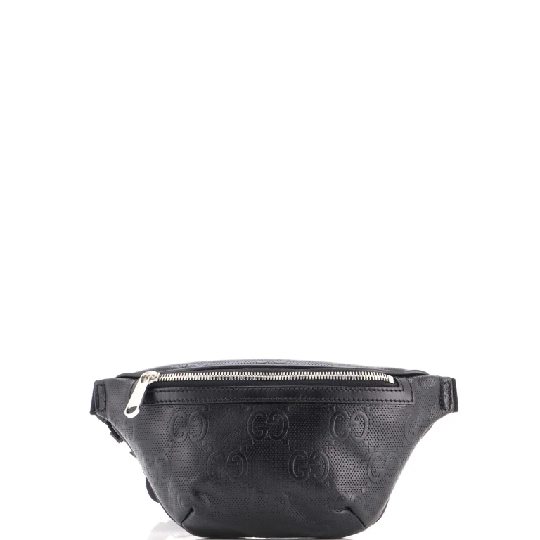 Belt Bag GG Embossed Perforated Leather Small
