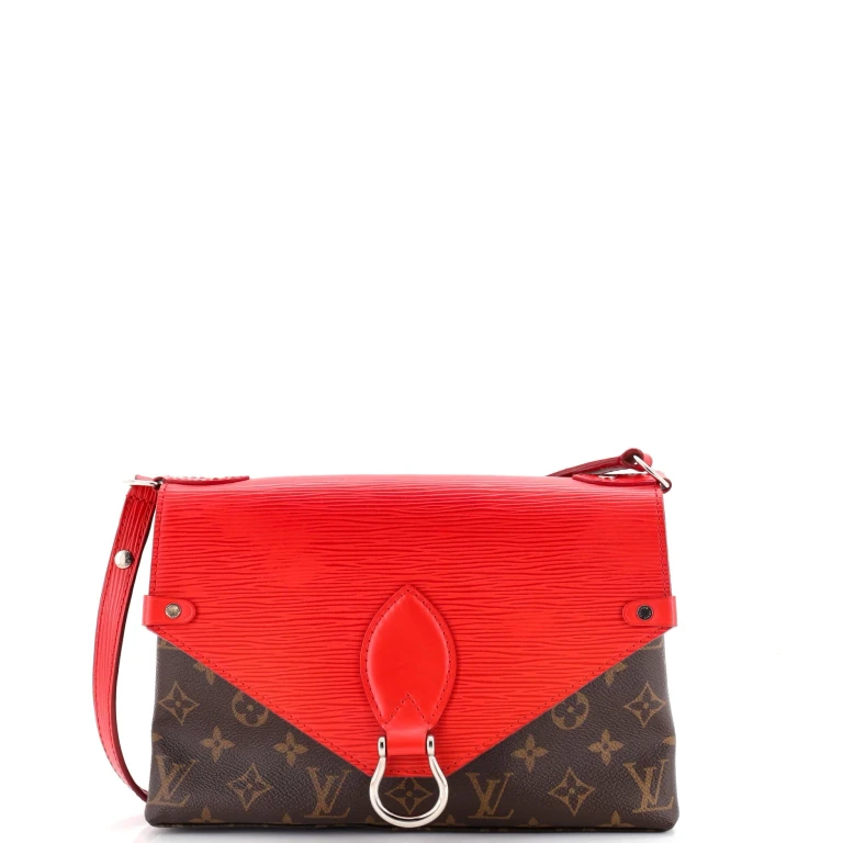 Saint Michel Handbag Monogram Canvas and Epi Leather