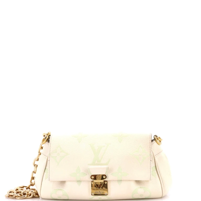 Favorite NM Handbag Bicolor Monogram Empreinte Giant