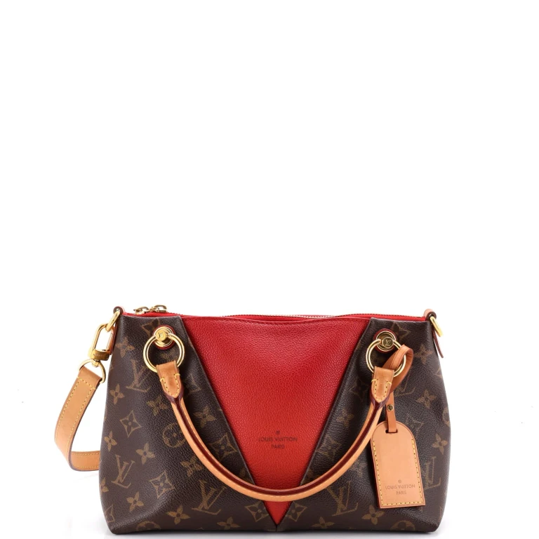 V Tote Monogram Canvas and Leather BB