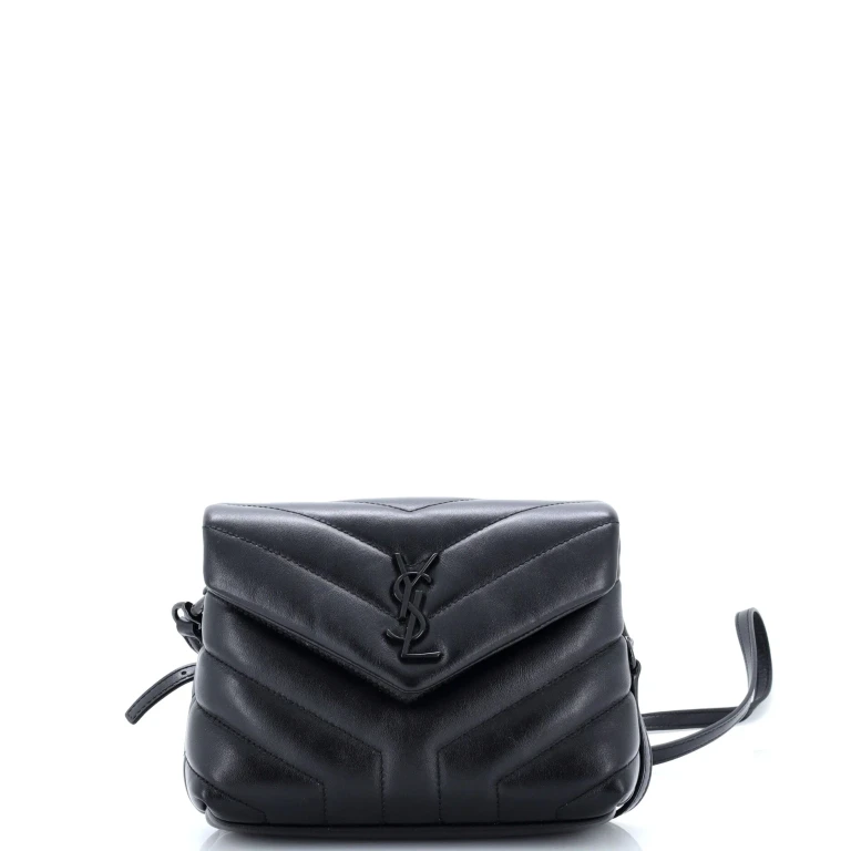 Loulou Shoulder Bag Matelasse Chevron Leather Toy