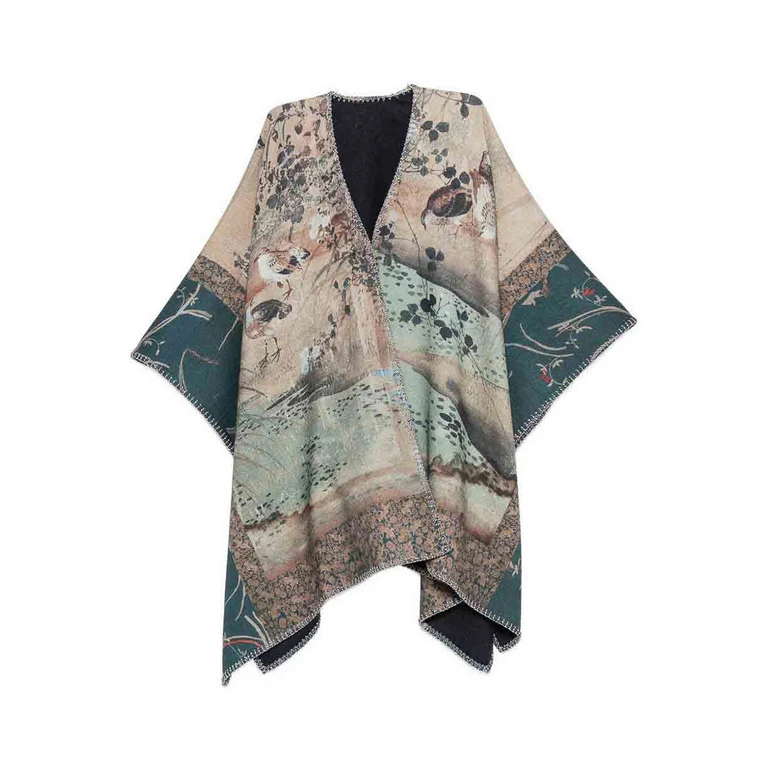 Pierre-Louis Mascia Cape - Bleu Foncé (PANCAKESPH006101519023)