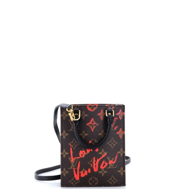 Petit Sac Plat Bag Limited Edition Fall in Love Monogram Canvas