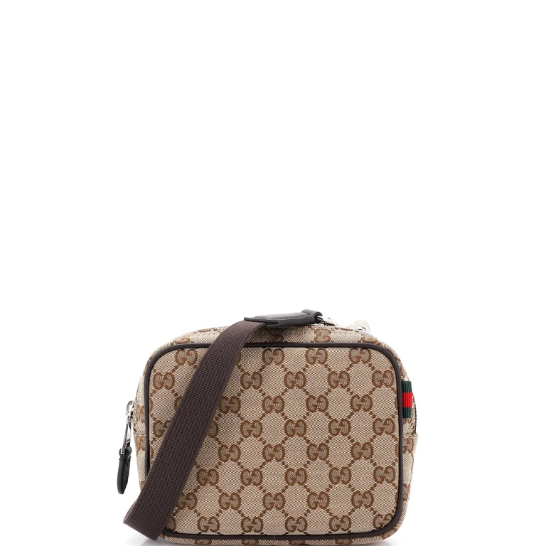 Web Loop Camera Bag GG Canvas Mini