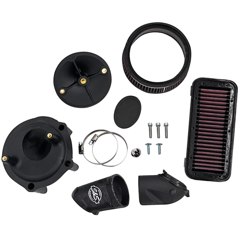 170-0828 - S&S Cycle Stealth Air Cleaner Kit without Cover For Indian Challenger 108 ABS 2020-2025 - Black