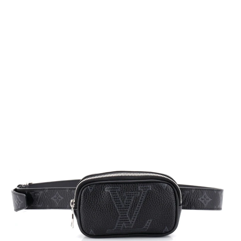 Signature Pocket Belt Bag Monogram Shadow Giant Taurillon Leather