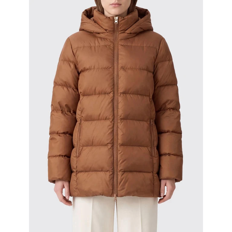 Plumífero acolchado MM Max Mara color bizcocho