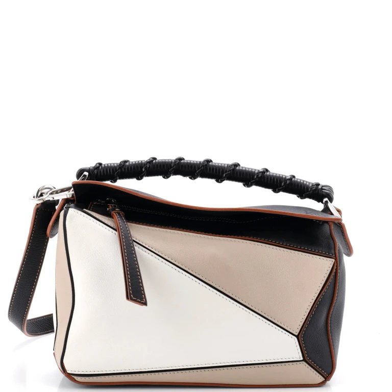 Puzzle Edge Bag Leather Small
