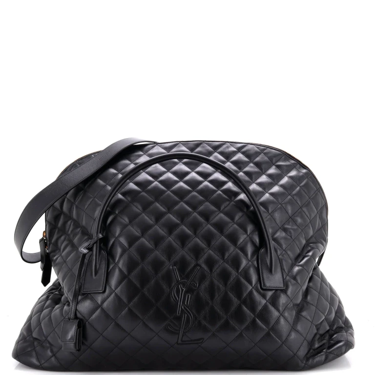 ES Giant Travel Bag Quilted Leather