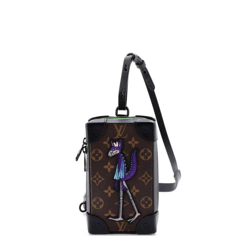 Soft Trunk Phone Box Monogram Canvas with LV Friends Patch