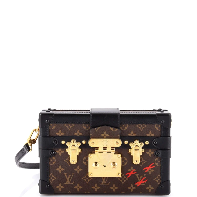 Petite Malle Handbag Monogram Canvas