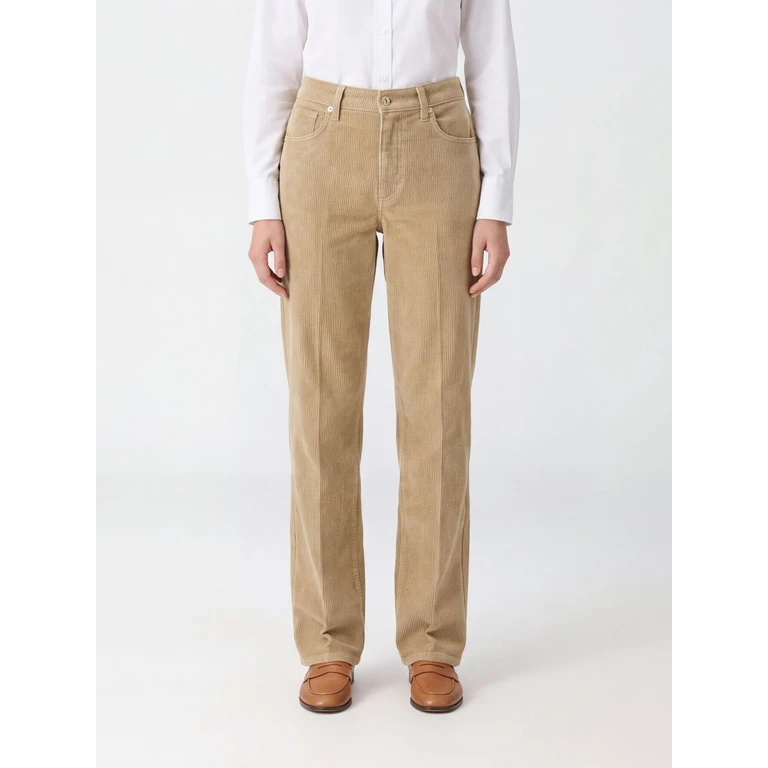 High-Waisted Wide Leg Corduroy Trousers (7U4N0V643RS)