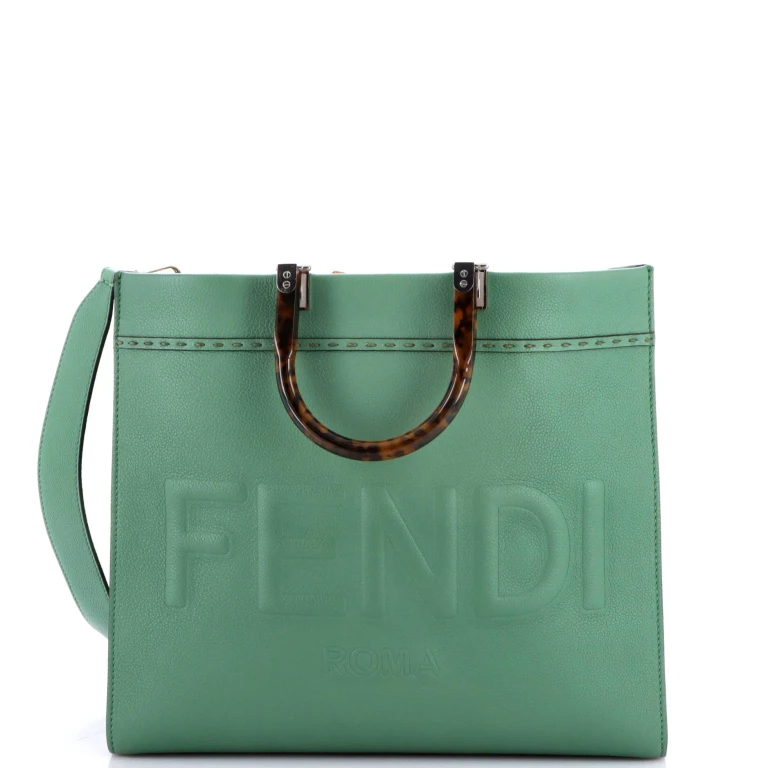 Sunshine Shopper Tote Leather Medium