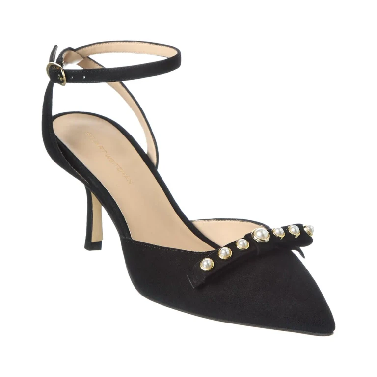 Luella Strap 75 Suede Pump