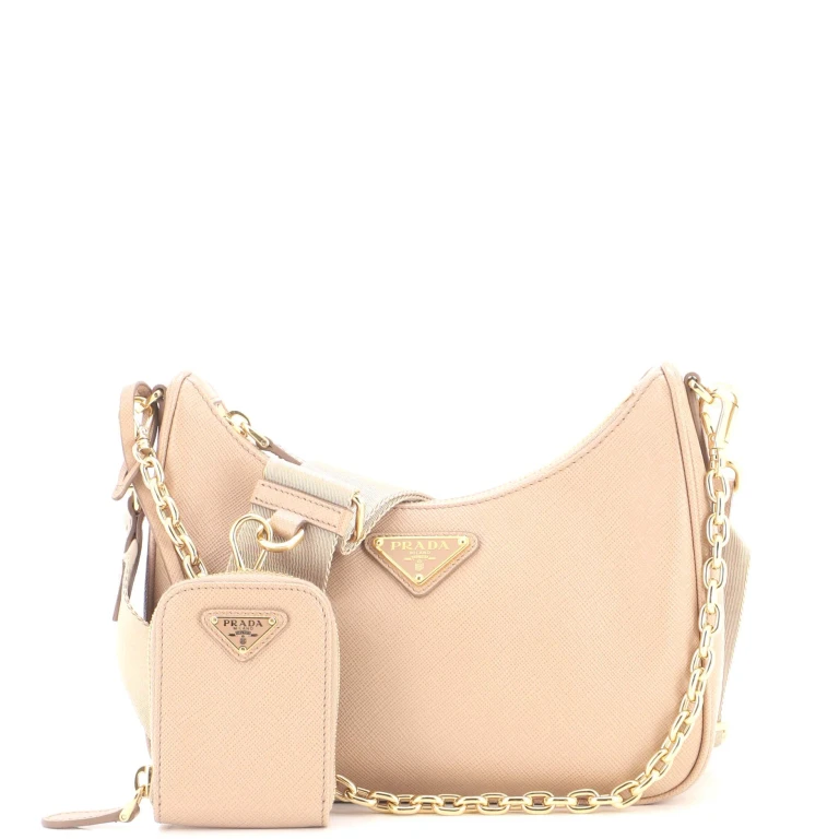 Re-Edition 2005 Shoulder Bag Saffiano Leather Small