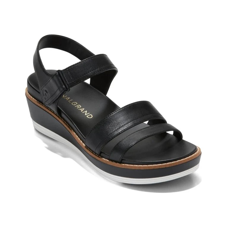Og Peyton Flatform Leather Wedge Sandal