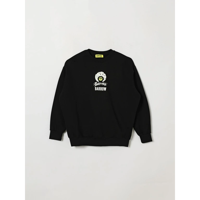 Boy's Cotton Sweatshirt with Teddy Bear Print and Front Logo (F6BKJBSW072110)
