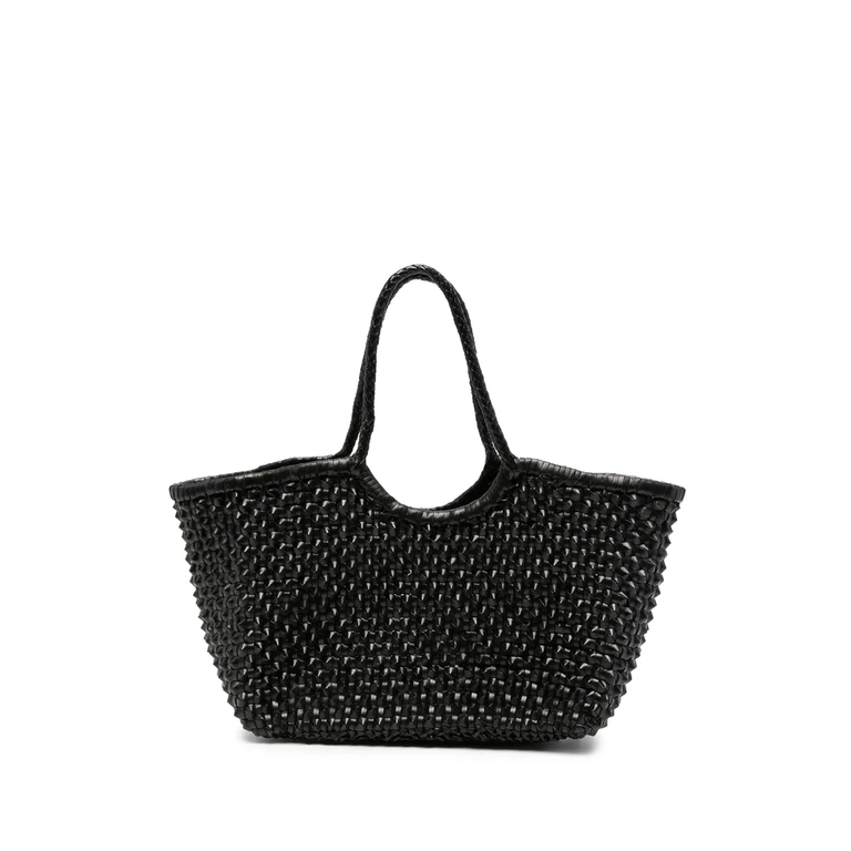Nantucket Cactus Shopper aus geflochtenem Leder