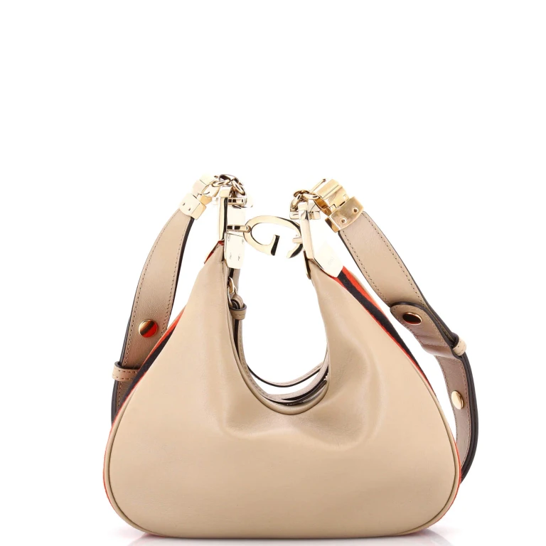 Attache Shoulder Bag Leather Small