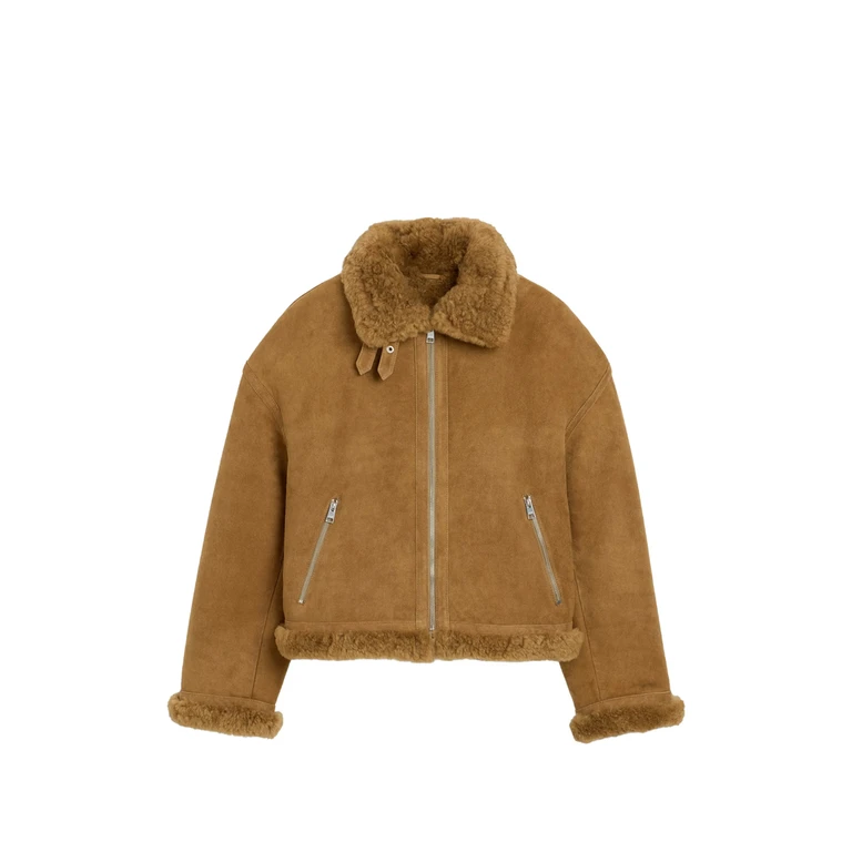 Sheep Shearling Aviator Jacket