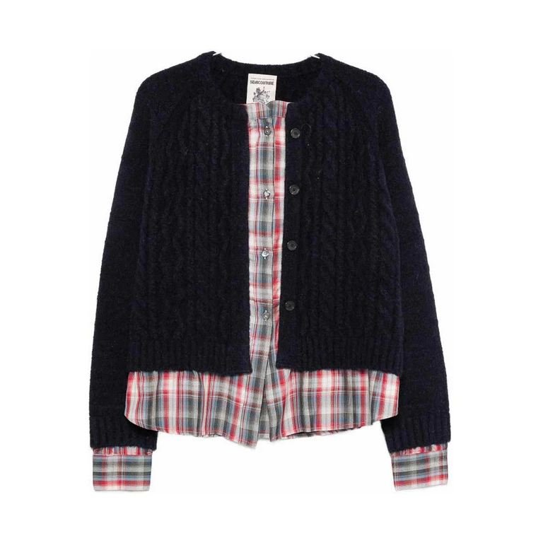 Cardigan - Bleu Foncé (Y6WF01K68CK)