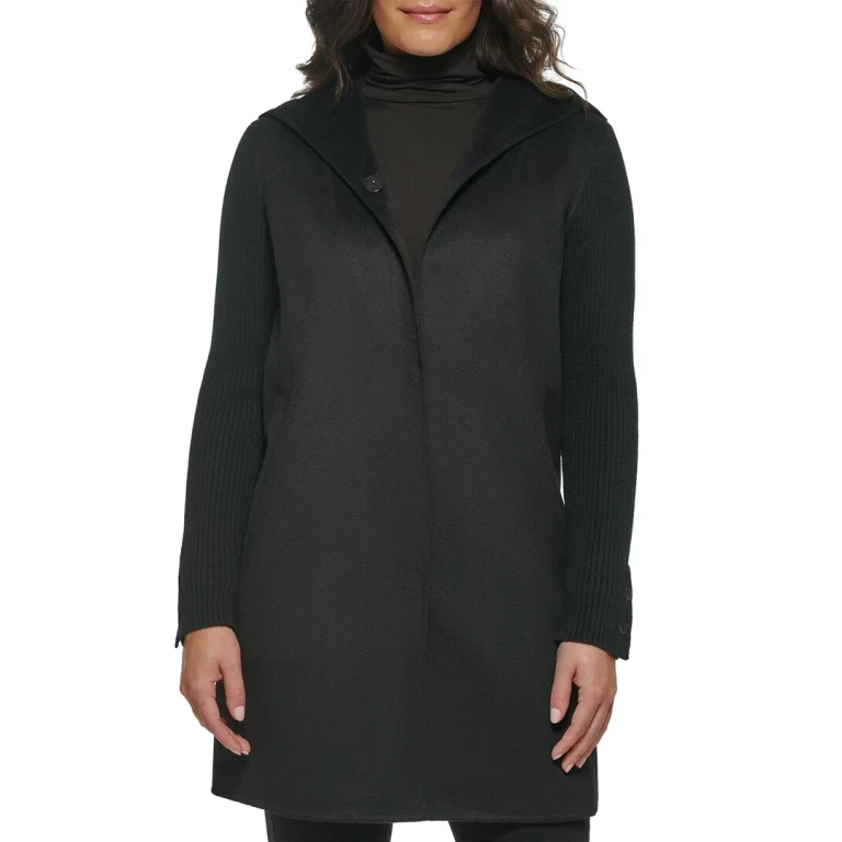 Wool-Blend Medium Jacket