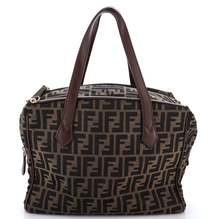 Double Zip Tote Zucca Canvas Medium