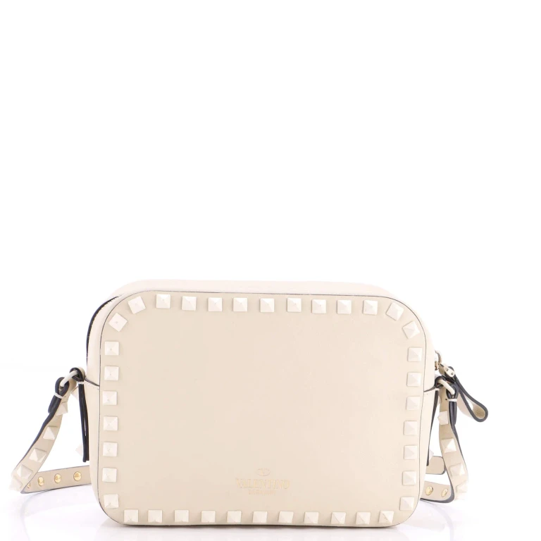 Rockstud Camera Crossbody Bag Leather
