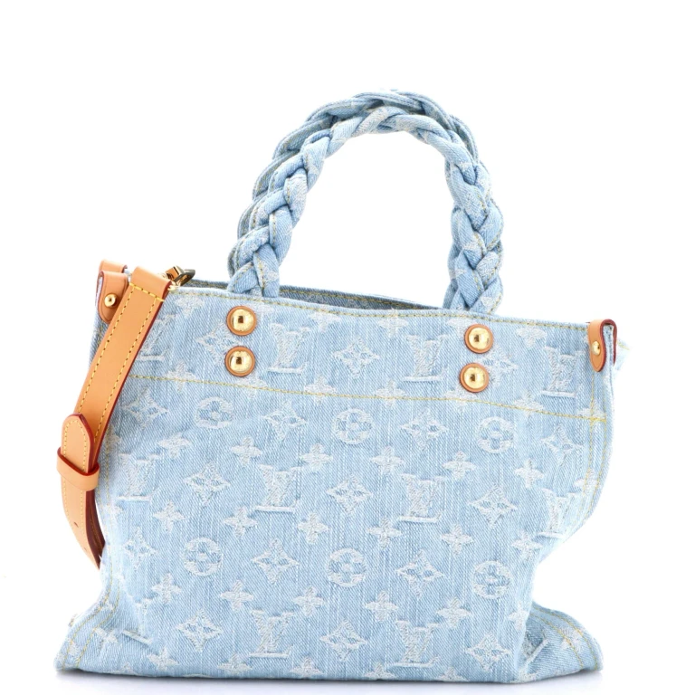 Let Go Tote Monogram Denim PM