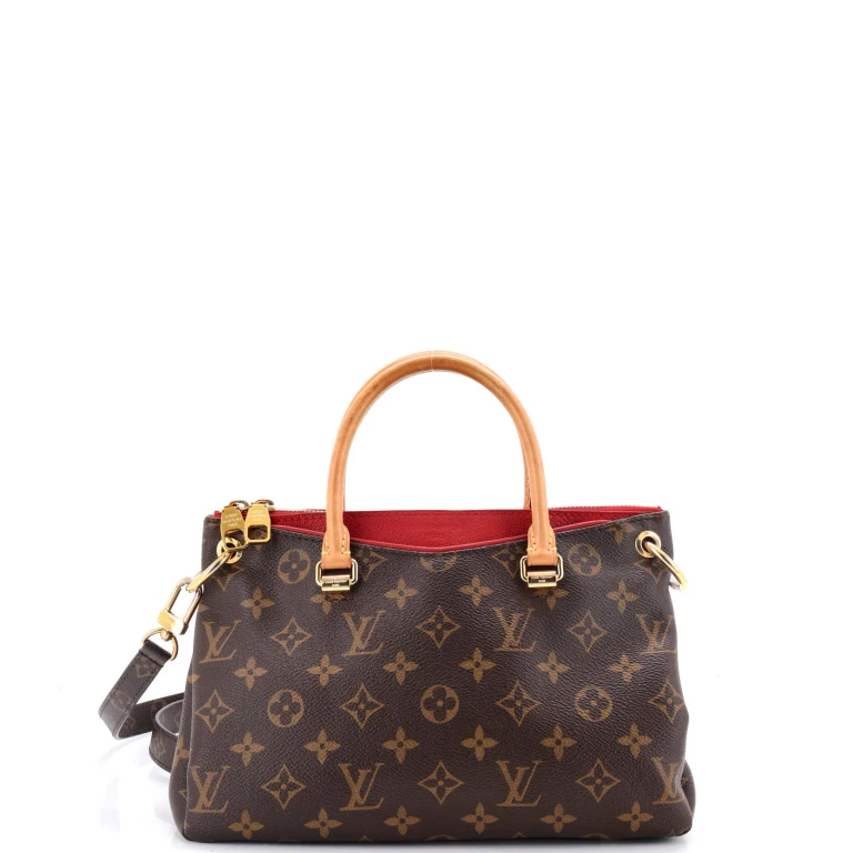 Pallas Tote Monogram Canvas with Leather BB
