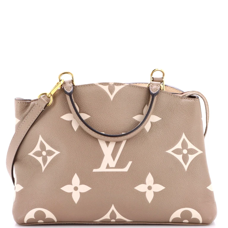 Petit Palais Handbag Bicolor Monogram Empreinte Giant