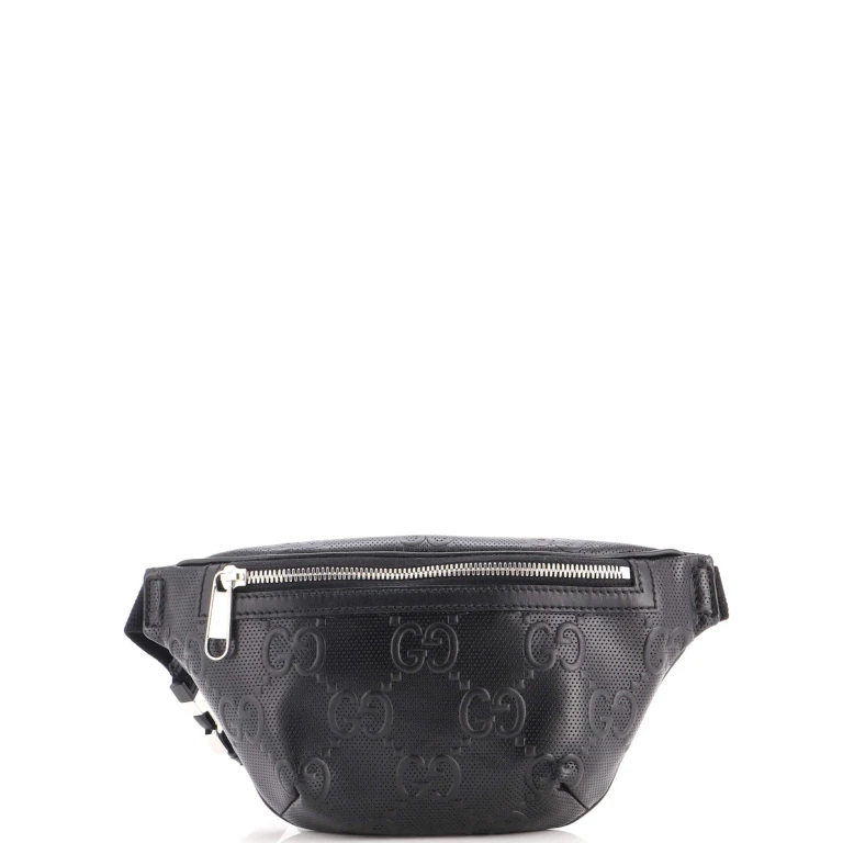 Belt Bag GG Embossed Perforated Leather Small