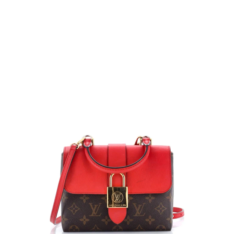 Locky Handbag Monogram Canvas with Leather BB