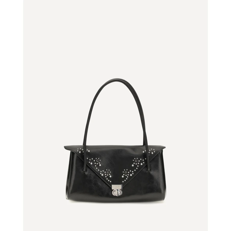 Milanetto studded leather Shoulder Bag Female UNI