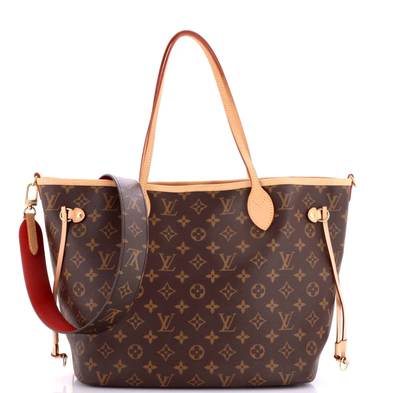 Neverfull Bandouliere Inside Out Monogram Canvas and Textile MM
