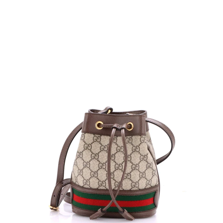 Ophidia Bucket Bag GG Coated Canvas Mini