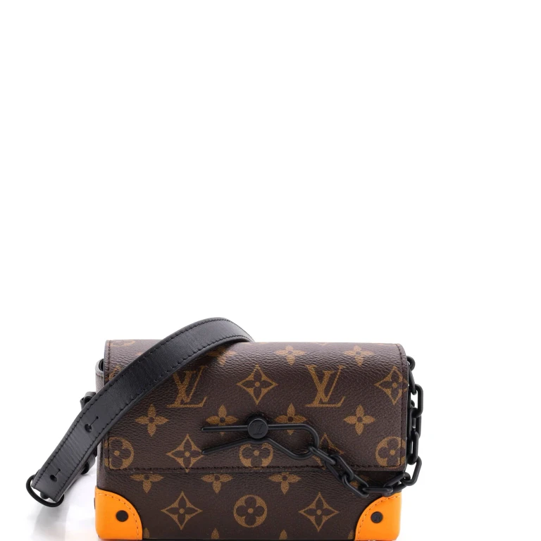 Steamer Wearable Wallet Macassar Monogram Canvas with Leather