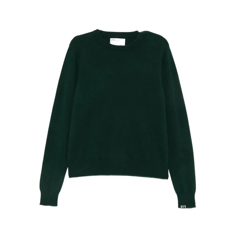 Pull Col Rond - Vert (BECLASSICFOREST)
