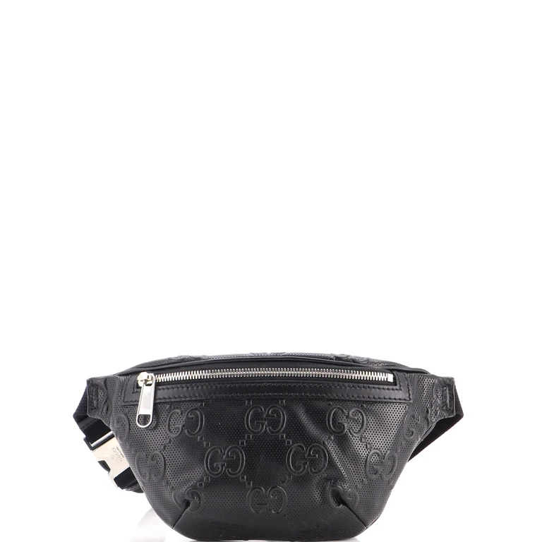 Belt Bag GG Embossed Perforated Leather Small