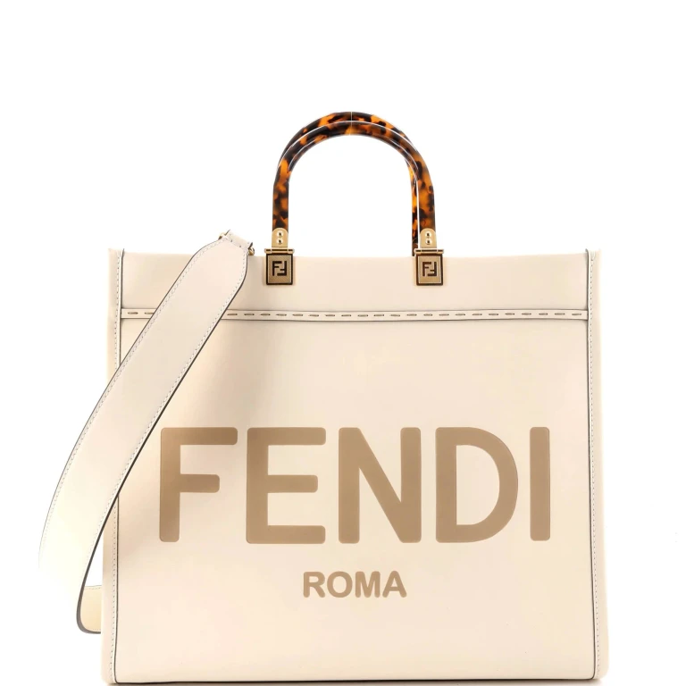 Sunshine Shopper Tote Leather Medium