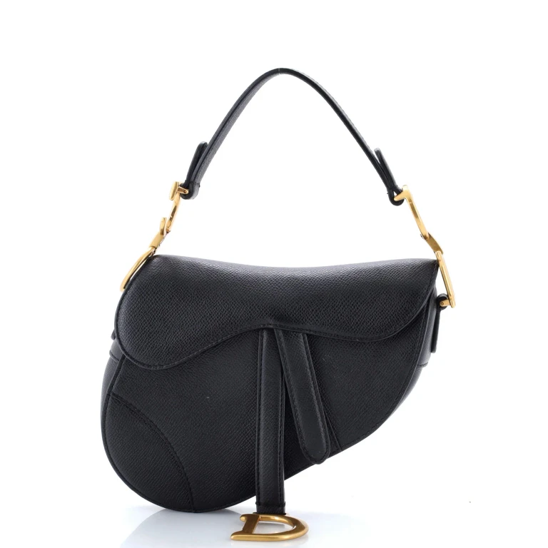 Saddle Handbag Leather Mini